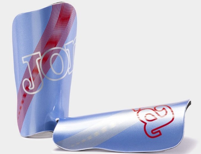 ESPINILLERA JOMA PANTHER MORADO ROJO.