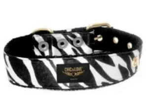 COLLAR DE PERRO CHIC & LOVE NEOPRENO “LOVE ZEBRA”