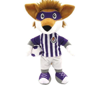 PELUCHE PEPE ZORRILLO CON CAMISETA DELVALLADOLID C.F