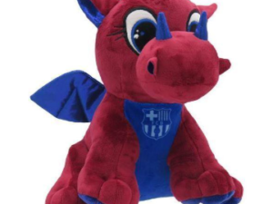 PELUCHE DRAGÓN CON CAMISETA DEL FC BARCELONA