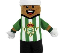 PELUCHE PALMERIN CON TRAJE DEL DEL REAL BETIS BALONPIÉ