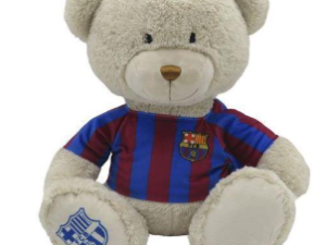 PELUCHE OSITO CON CAMISETA DEL FC BARCELONA