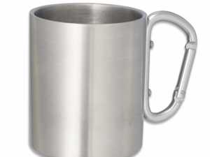 VASO METALICO CON MOSQUETON BARBARIC