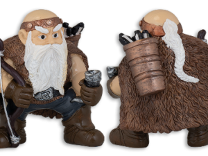 FIGURA DE RESINA VIKINGO ARCO DE FLECHAS 10.5 cm.  COD: 39648