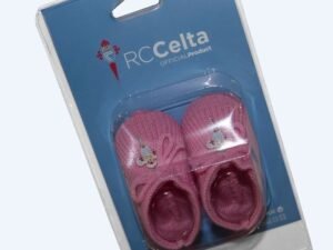 PATUCOS BEBE DEL CELTA DE VIGO COLOR ROSA.