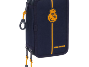 R. MADRID: PLUMIER TRIPLE OFICIAL 37 “2ª EQUIPACIÓN” 24/25