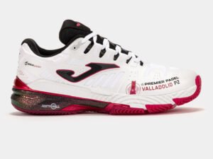 ZAPATILLA PADEL JOMA SLAM 25 PREMIER PADEL VALLADOLID P2 UNISEX BLANCO NEGRO CD: TSLAMS25920M