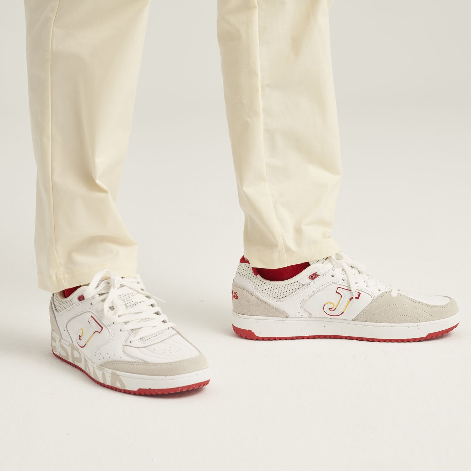 ZAPATILLA CASUAL JOMA FLEXYS 24 COMITÉ OLÍMPICO ESPAÑOL UNISEX BLANCO ROJO CD: CFLEXS2422 - Imagen 7