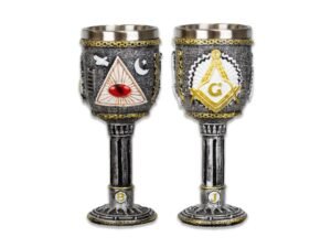 COPA DECORACION MASONES RESINA.  COD: 39153