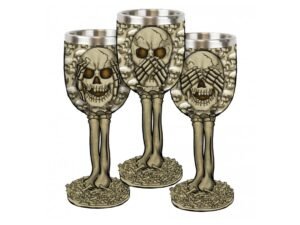 JUEGO DECOPAS  3 CALAVERAS.  COD: 39421