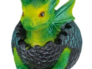 FIGURA DE RESINA DRAGON HUEVO AMARILLO 6.5 cm.  COD: 39595