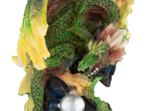 FIGURA DE RESINA DRAGON PERLA 12 cm.  COD: 39564