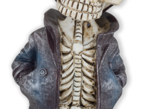FIGURA DE RESINA SKELETON NEGOR AZUL 16 cm. COD: 39627