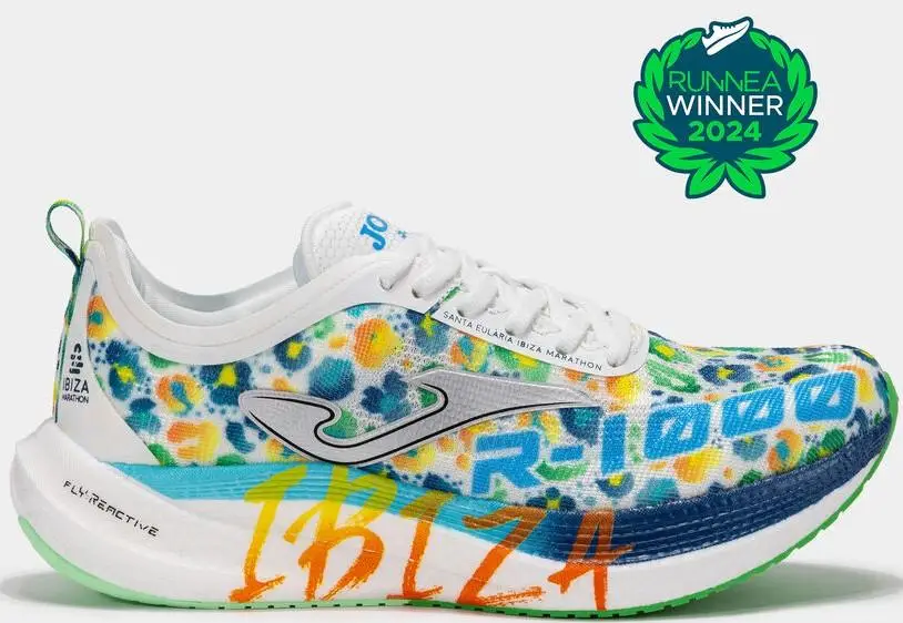 ZAPATILLA RUNNING JOMA R 1000 25 MARATÓN IBIZA UNISEX BLANCO. COD: RR100W2502