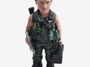 FIGURA DE RESINA AMERICAN CORPS SOLDADO 16.5 cm. COD: 39435