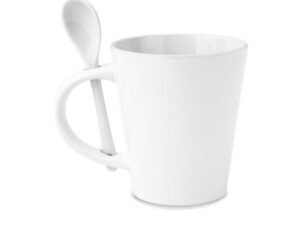 TAZA CON CUCHARILLA PERSONALIZADA 350 ml