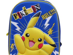 MOCHILA PREMIUM 3D STARTERS POKEMON 43 cm