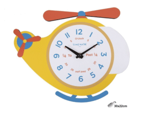 RELOJ PARED PENDULO HELICOPTERO. CD:42522