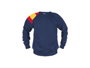 SUDADERA UNISEX NATION AZUL MARINO CON IMPRESIÓN DIBUJO UNA PARTE EN TAMAÑO A4 CD: T-781