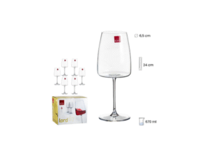 SET 6 COPAS VINO 670 ML COD: 0012488