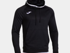 SUDADERA CON CAPUCHA HOMBRE COMBI PREMIUM NEGRO/BLANCO CD: 104495.102