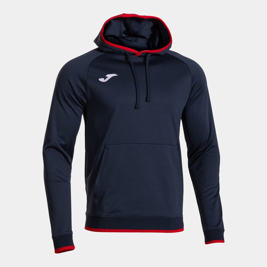 SUDADERA CON CAPUCHA HOMBRE COMBI PREMIUM DARK NAVY/ROJO CD: 104495.336