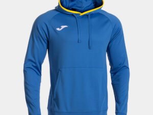 SUDADERA CON CAPUCHA HOMBRE COMBI PREMIUM ROYAL/AMARILLO CD: 104495.709