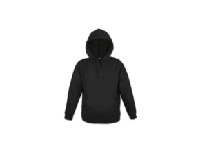 SUDADERA CON CAPUCHA UNISEX YORKER NEGRO CON IMPRESIÓN DIBUJO UNA PARTE EN TAMAÑO A4 CD: 10620
