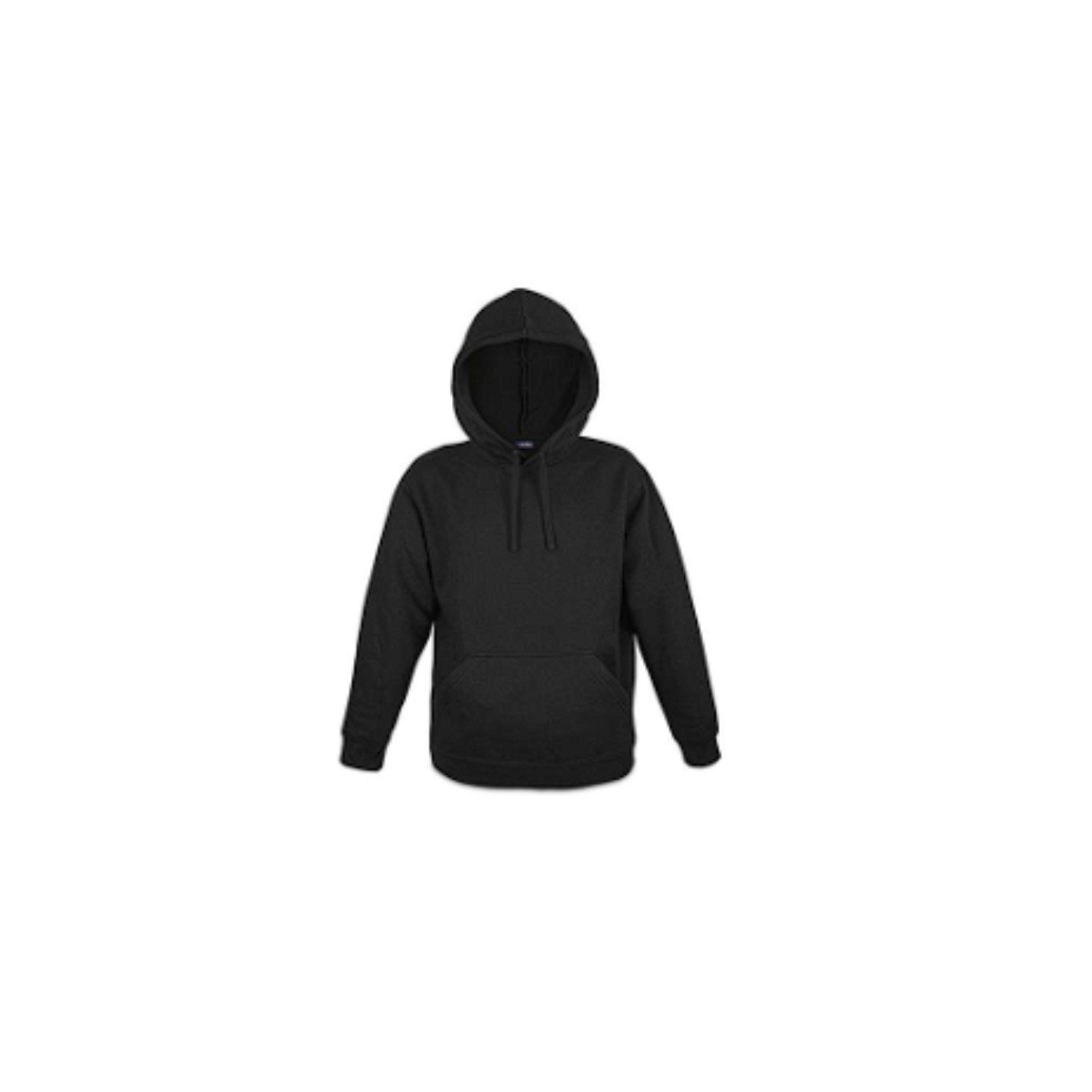 SUDADERA CON CAPUCHA UNISEX YORKER NEGRO CON IMPRESIÓN DIBUJO UNA PARTE EN TAMAÑO A4 CD: 10620