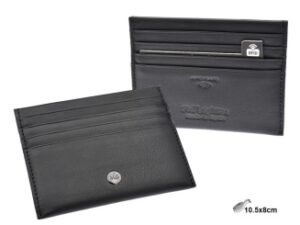 TARJETERO-9 OLMO PIEL NEGRA MG211 RFID H:8CM. MOD 42851