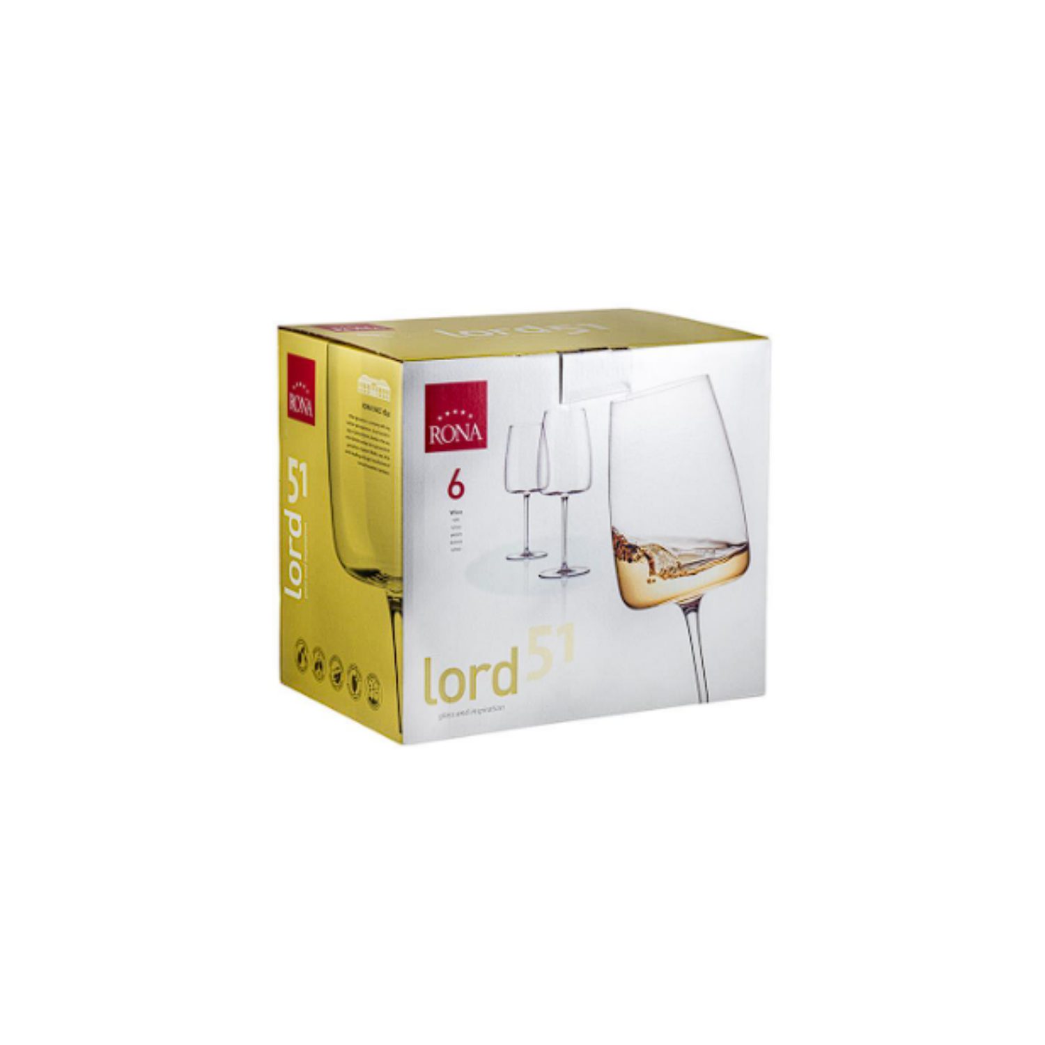 SET 6 COPAS VINO 510 ML COD: 00124871