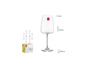 SET 6 COPAS VINO 510 ML COD: 0012487