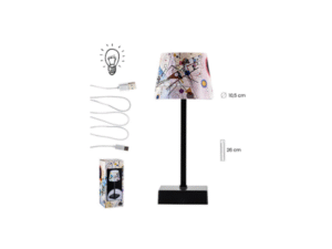 LÁMPARA BATERÍA RECARGABLE KANDINSKI COD: 0024268