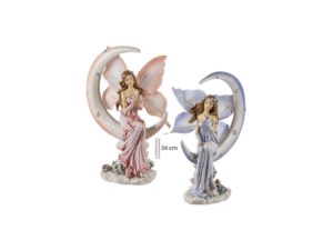 HADA ALAS TELA EN LUNA 24 CM 2 SURTIDO COD: 0023151