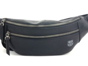 RIÑONERA DE VIAJE MODELO FC BARCELONA POLIPIEL BLACK