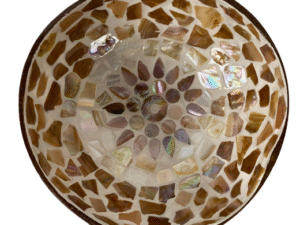 SET 2 CUENCOS MARRONES DE DIFERENTES DISEÑOS