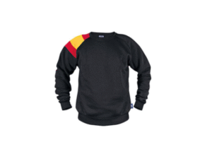 SUDADERA UNISEX NATION NEGRO CON IMPRESIÓN DIBUJO UNA PARTE EN TAMAÑO A4 CD: T-785