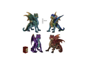 DRAGON 13 CM 4 SURTIDO COD: 0023200