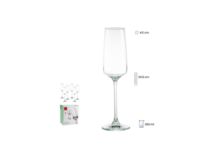 SET 6 COPAS VINO 250 ML VISTA COD: 0012495