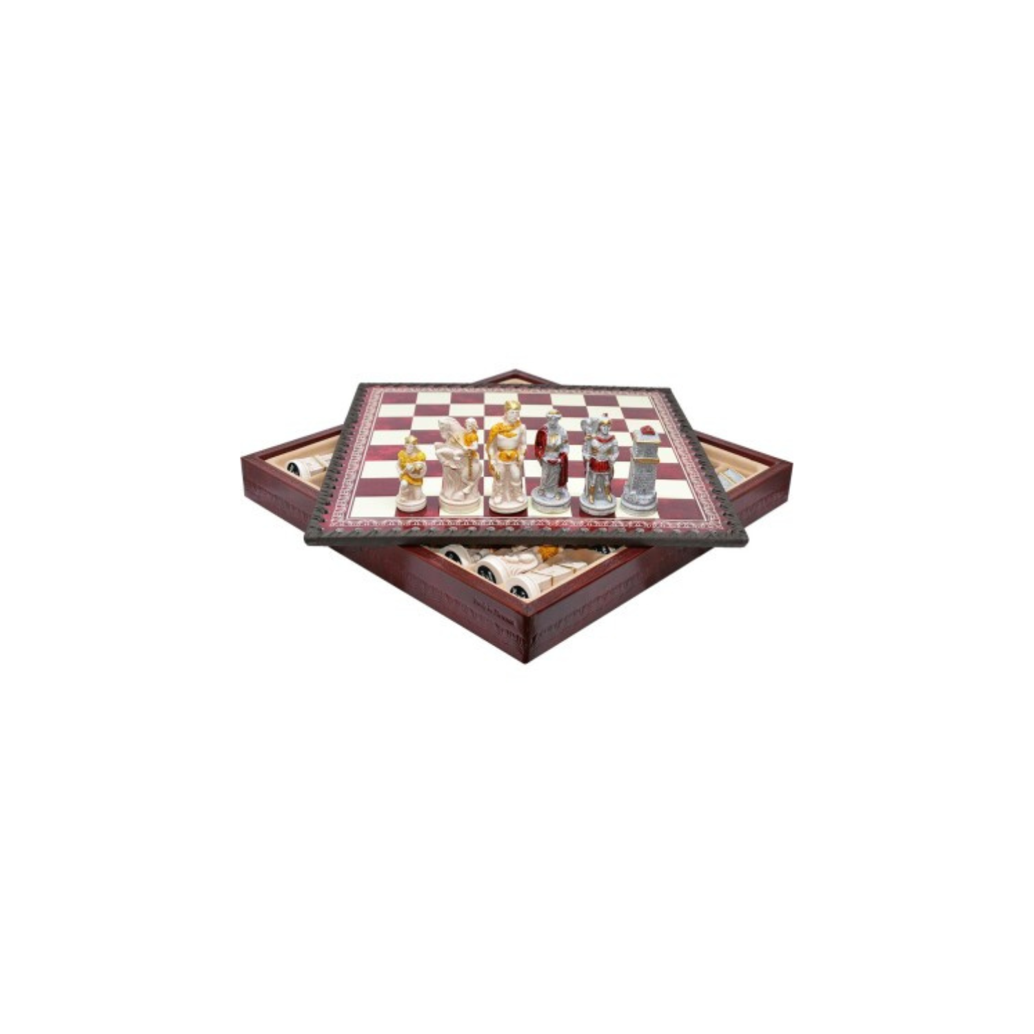 AJEDREZ+BACKGAMMON ROMANOS/BÁRBAROS COD: 41335