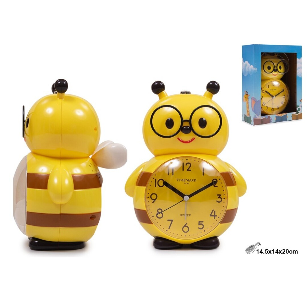 DESPERTADOR SILENCIOSO ABEJA BARRY. CD:42977