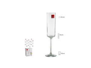 SET 6 COPAS CAVA 170 ML MEDIUM COD: 0012492