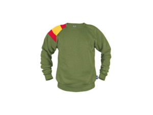 SUDADERA UNISEX NATION VERDE CON IMPRESIÓN DIBUJO UNA PARTE EN TAMAÑO A4 CD: T-786