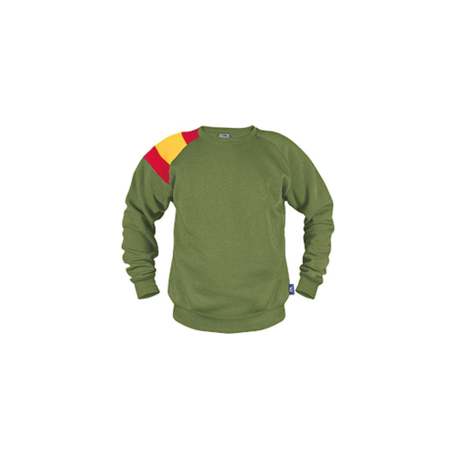SUDADERA UNISEX NATION VERDE CON IMPRESIÓN DIBUJO UNA PARTE EN TAMAÑO A4 CD: T-786
