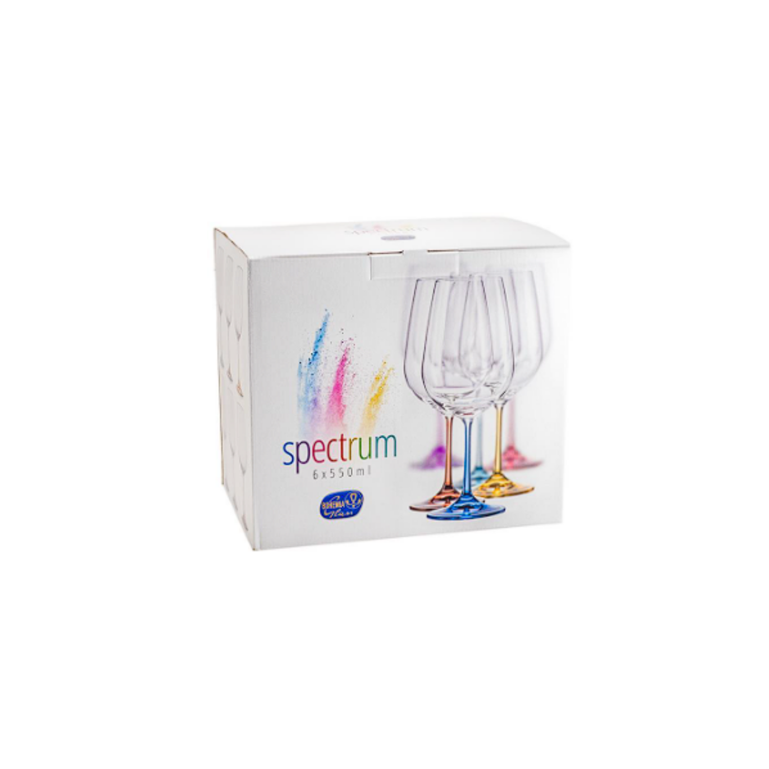 SET 6 COPAS 550 ML PIE COLOR SURTIDO COD: 00123441