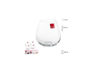 SET 4 VASOS ALCOHOL 440 ML DRINK MASTER COD: 0012503