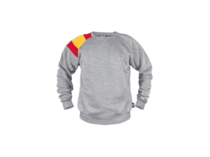 SUDADERA UNISEX NATION GRIS CON IMPRESIÓN DIBUJO UNA PARTE EN TAMAÑO A4 CD: T-782