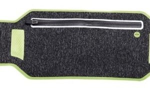 RIÑONERA DE VIAJE MODELO WINDER NEGRO/VERDE FLUORESCENTE. COD: WI18-AM