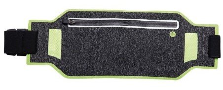 RIÑONERA DE VIAJE MODELO WINDER NEGRO/VERDE FLUORESCENTE. COD: WI18-AM