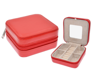 JOYERO VIAJE PEQUEÑO ROJO/24 DD212. CD: 42749